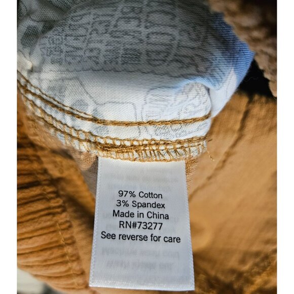 SO Super High Rise Balloon Barrel Corduroy Grunge Pleated Front Pants 7 Juniors - Picture 8 of 10